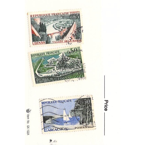 France 3 different of 3 total stamps included  (SC0_174)
