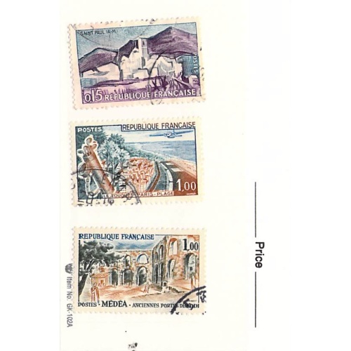 France 3 different of 3 total stamps included  (SC0_175)