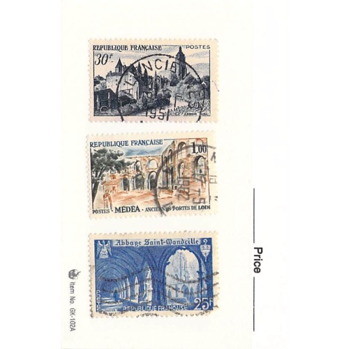 France 3 different of 3 total stamps included  (SC0_180)