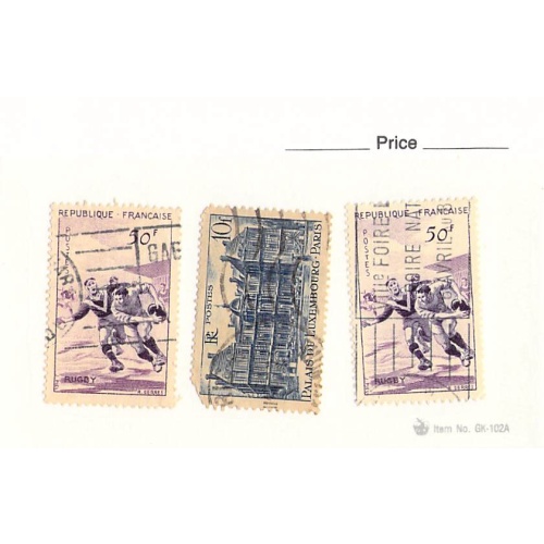 France 3 different of 3 total stamps included  (SC0_184)