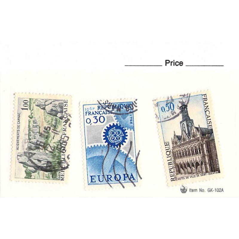 France 3 different of 3 total stamps included  (SC0_189)