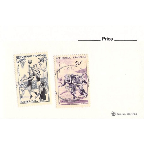 France 2 different of 2 total stamps included  (SC0_196)