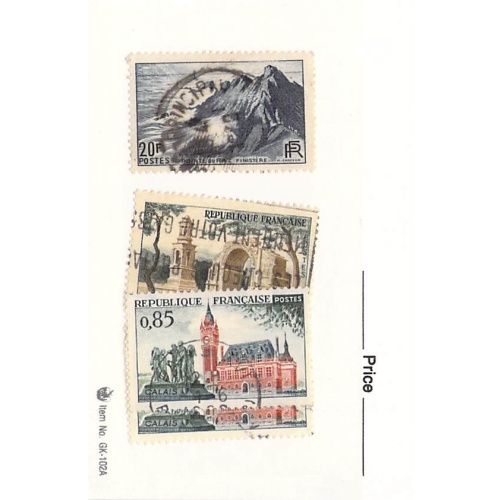 France 3 different of 4 total stamps included  (SC0_204)