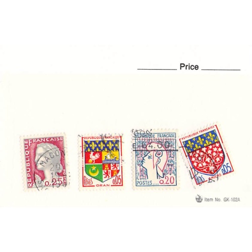 France 4 different of 4 total stamps included  (SC0_235)