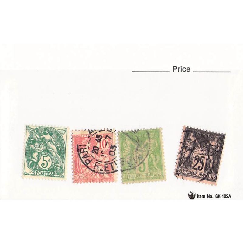 France 4 different of 4 total stamps included  (SC0_236)