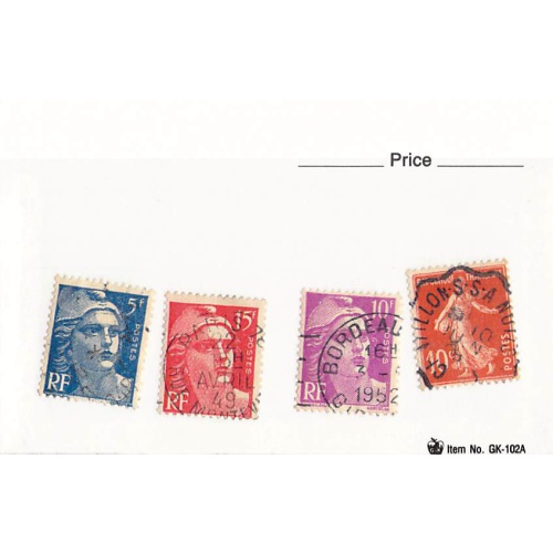 France 4 different of 4 total stamps included  (SC0_243)