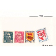 France 4 different of 4 total stamps included  (SC0_246)