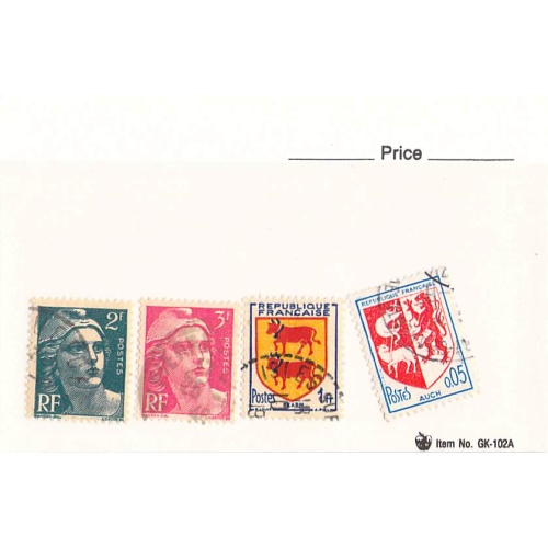 France 4 different of 4 total stamps included  (SC0_246)