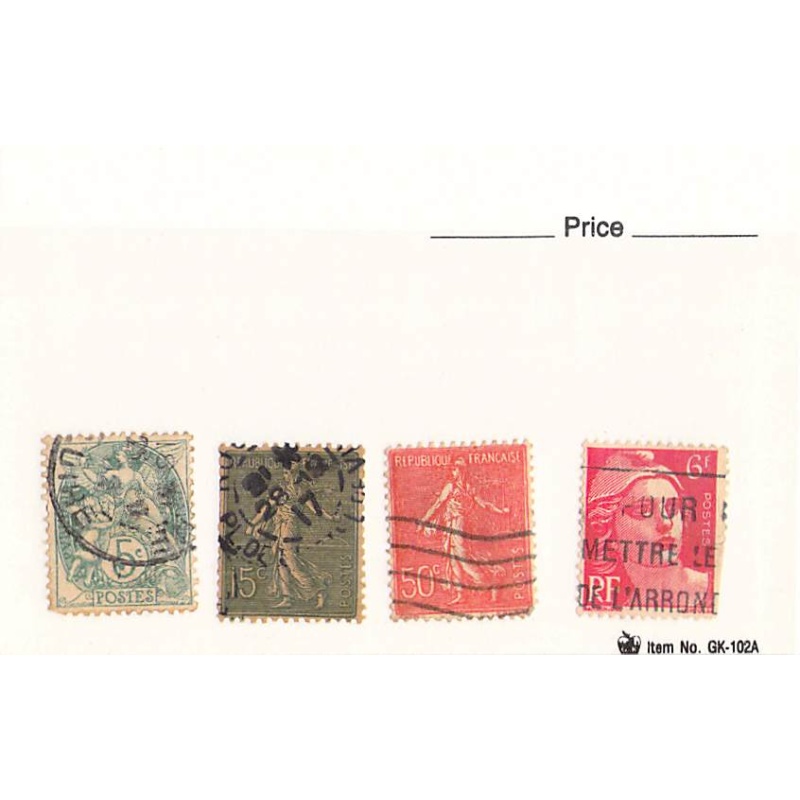France 4 different of 4 total stamps included  (SC0_252)