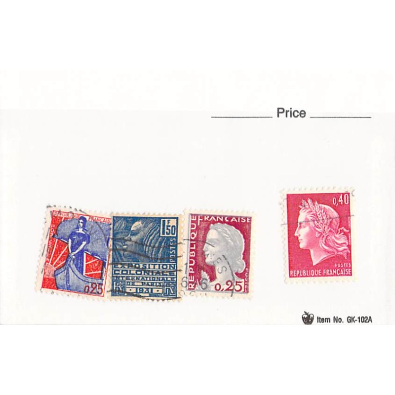 France 4 different of 4 total stamps included  (SC0_253)
