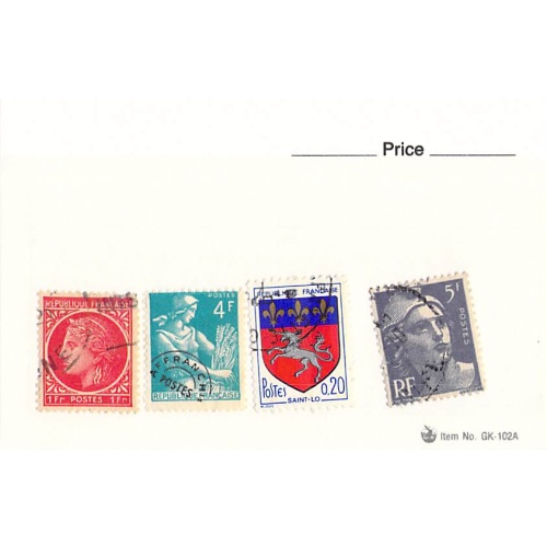 France 4 different of 4 total stamps included  (SC0_258)