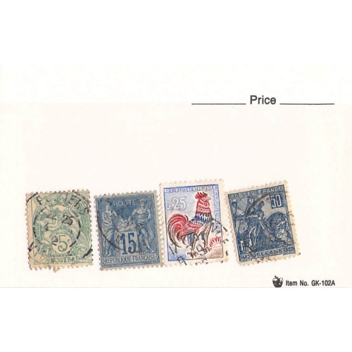 France 4 different of 4 total stamps included  (SC0_261)