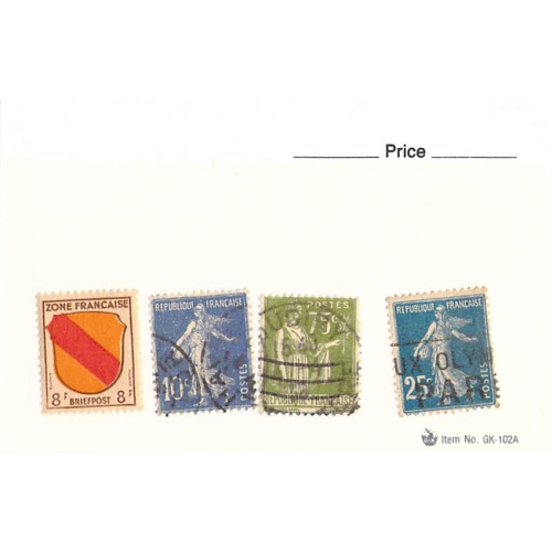 France 4 different of 4 total stamps included  (SC0_264)