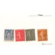 France 4 different of 4 total stamps included  (SC0_265)