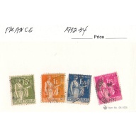 France 4 different of 4 total stamps included  (SC0_267)