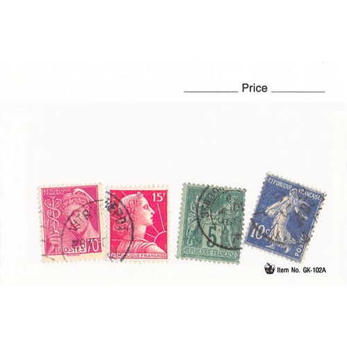 France 4 different of 4 total stamps included  (SC0_272)