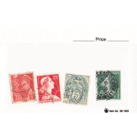 France 4 different of 4 total stamps included  (SC0_273)