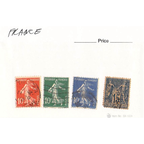 France 4 different of 4 total stamps included  (SC0_283)