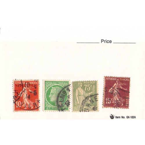 France 4 different of 4 total stamps included  (SC0_285)