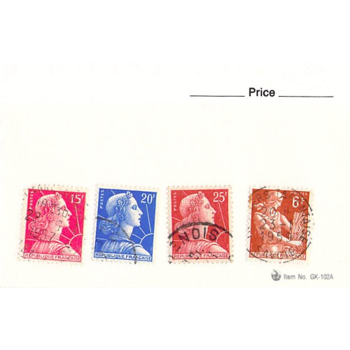 France 4 different of 4 total stamps included  (SC0_288)