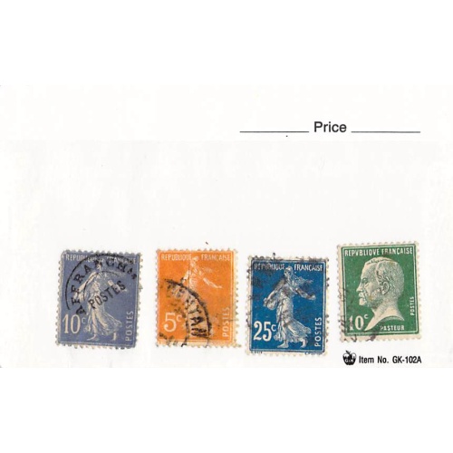 France 4 different of 4 total stamps included  (SC0_298)