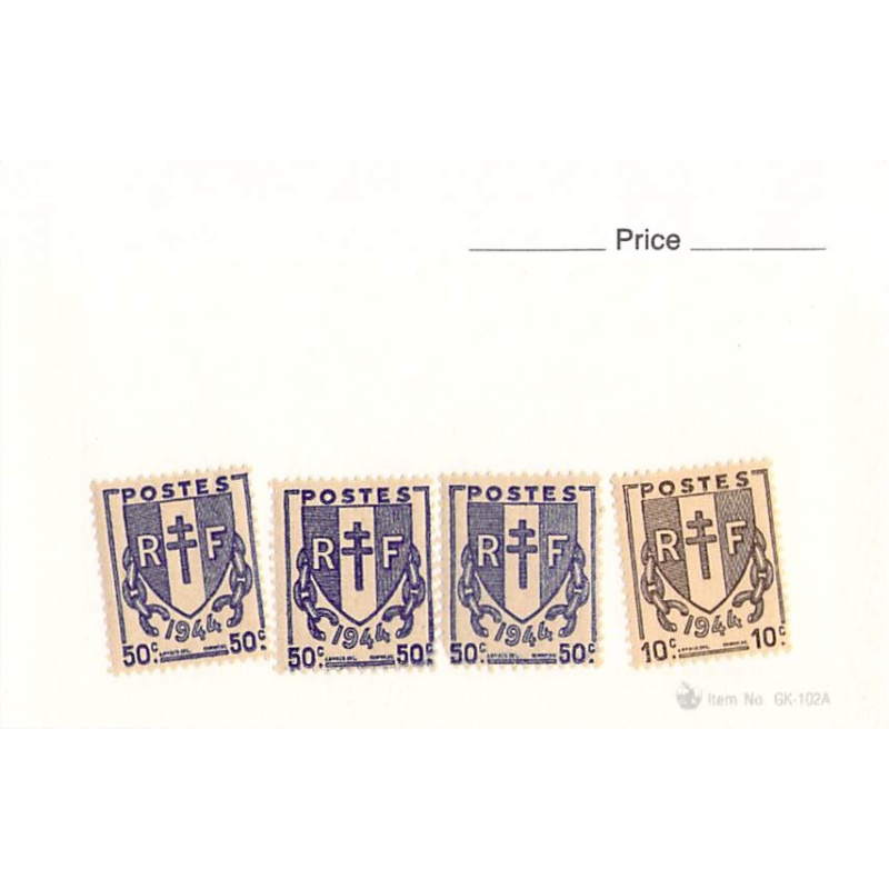 France 2 different of 4 total stamps included  (SC0_306)