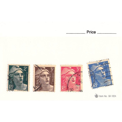 France 4 different of 4 total stamps included  (SC0_311)