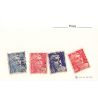 France 4 different of 4 total stamps included  (SC0_312)
