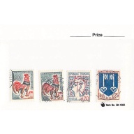 France 3 different of 4 total stamps included  (SC0_318)