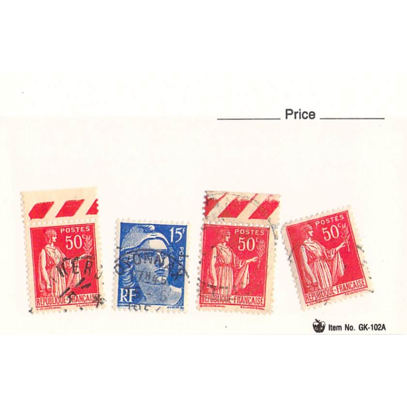 France 4 different of 4 total stamps included  (SC0_326)