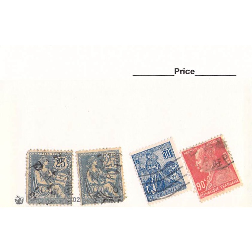 France 4 different of 4 total stamps included  (SC0_327)