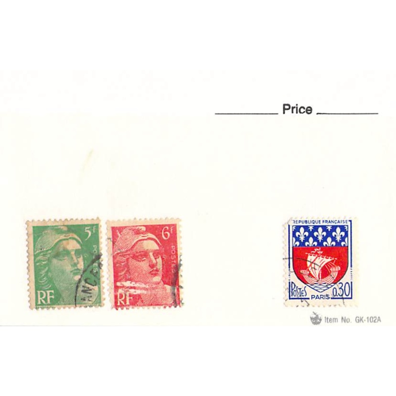 France 3 different of 3 total stamps included  (SC0_333)