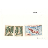 France 2 different of 3 total stamps included  (SC0_334)