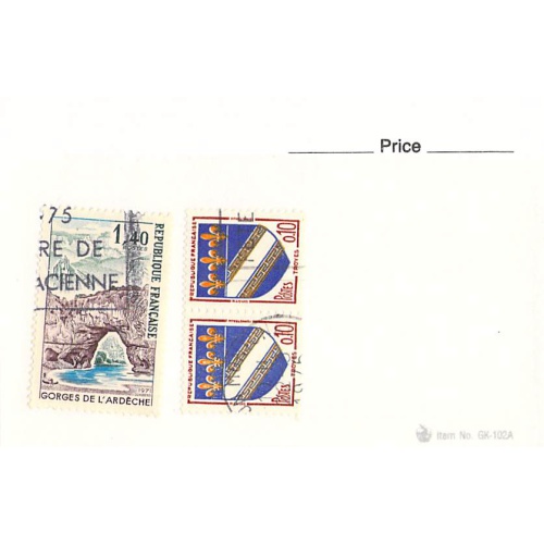 France 2 different of 3 total stamps included  (SC0_335)