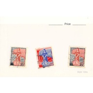 France 2 different of 3 total stamps included  (SC0_347)