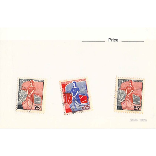 France 2 different of 3 total stamps included  (SC0_347)