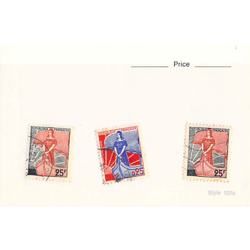 France 2 different of 3 total stamps included  (SC0_347)