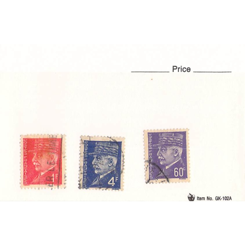France 3 different of 3 total stamps included  (SC0_348)