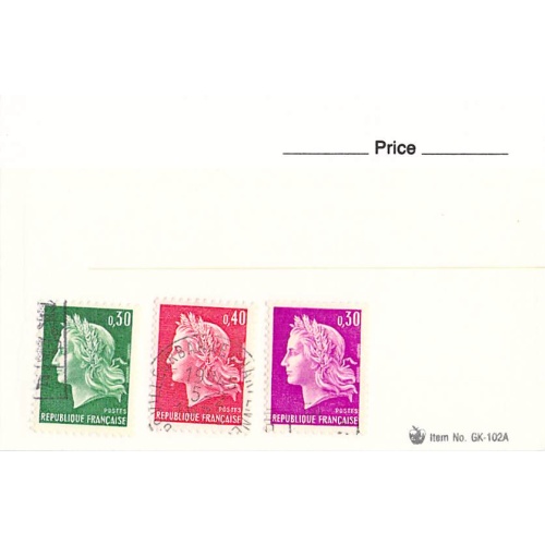 France 3 different of 3 total stamps included  (SC0_353)