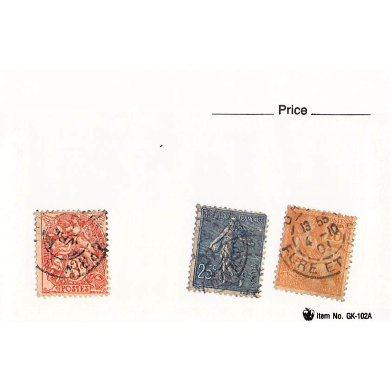 France 3 different of 3 total stamps included  (SC0_371)