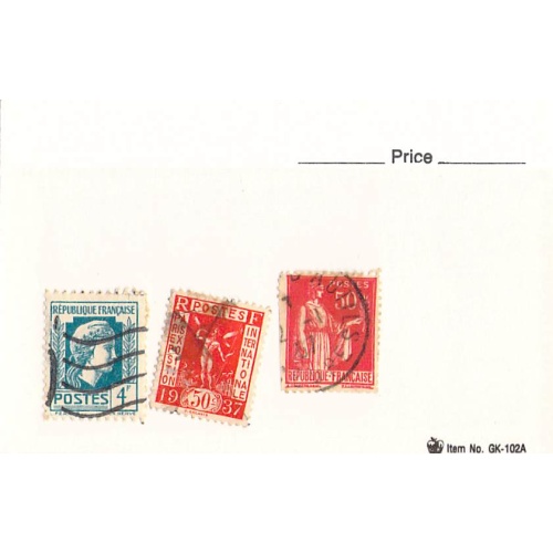 France 3 different of 3 total stamps included  (SC0_372)