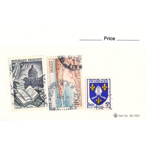 France 3 different of 3 total stamps included  (SC0_374)