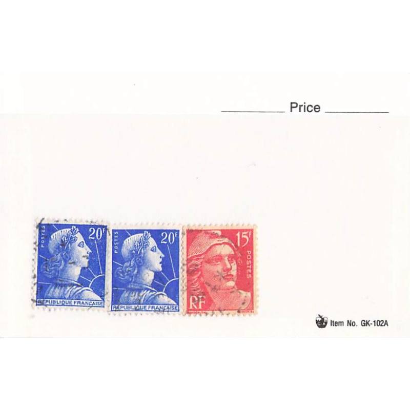 France 2 different of 3 total stamps included  (SC0_376)