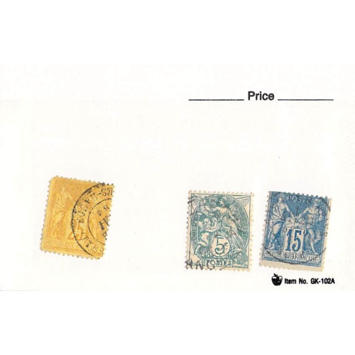 France 3 different of 3 total stamps included  (SC0_381)