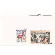 France 2 different of 2 total stamps included  (SC0_386)