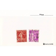 France 2 different of 2 total stamps included  (SC0_387)