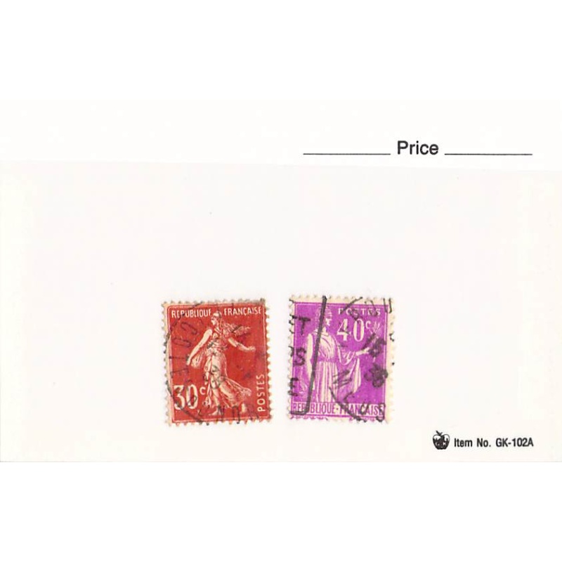 France 2 different of 2 total stamps included  (SC0_387)