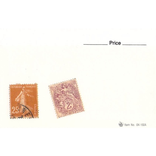 France 2 different of 2 total stamps included  (SC0_390)