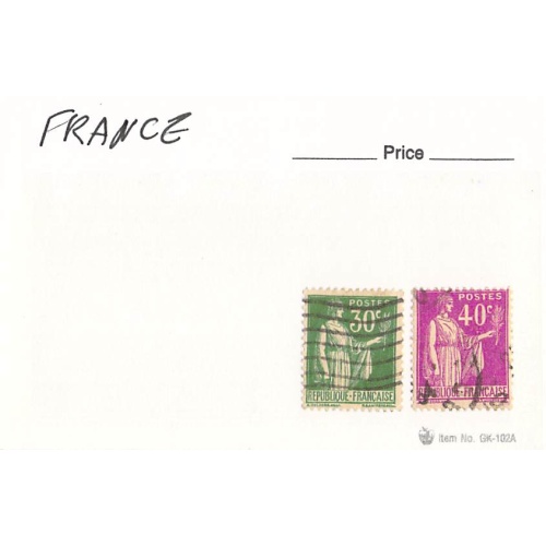 France 2 different of 2 total stamps included  (SC0_404)