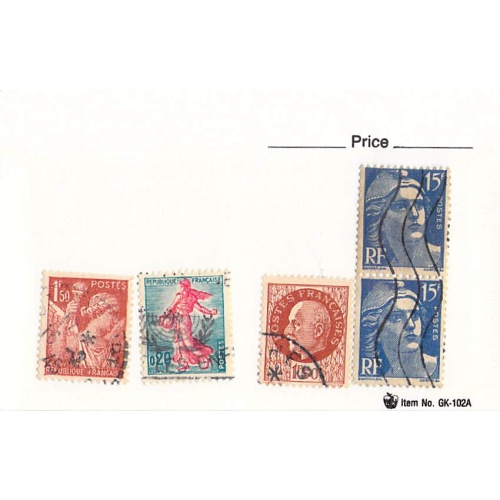 France 4 different of 4 total stamps included  (SC0_426)